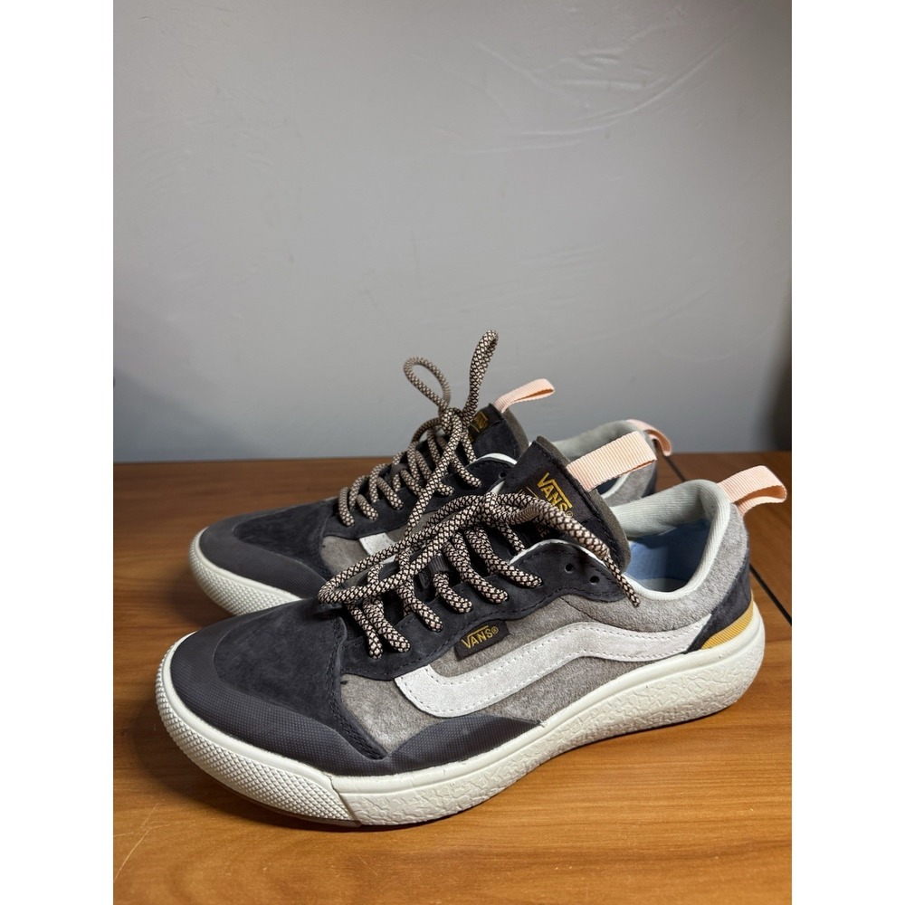 Vans Gray and Cream Athletic Sneakers